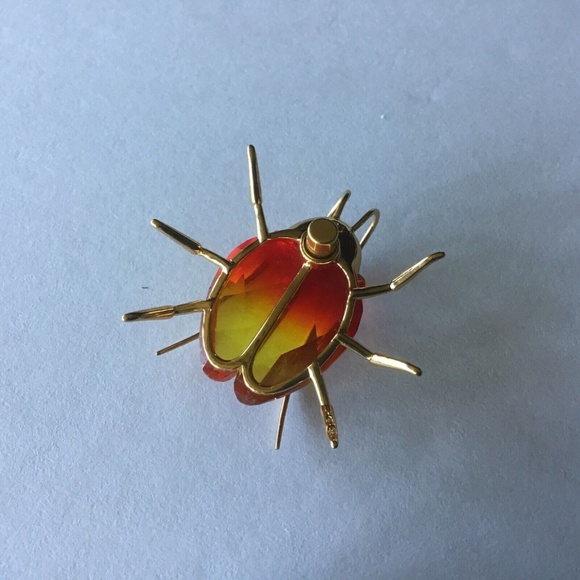 SWAROVSKI PARADISE BUGS OBJECT MEDIUM BEETLE AMAZAR FIRE-OPAL 250475 NIB - Picture 3 of 8